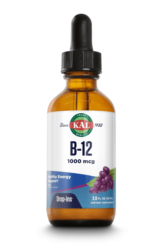 Kal - B-12 DropIns 2 oz 1000 mc Drops