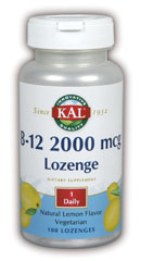 Kal - B-12 2000 100ct 2000mc Lozenge