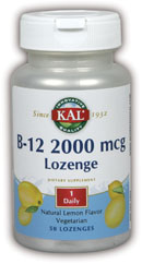 Kal - B-12 2000 50ct 2000mcg Lozenge