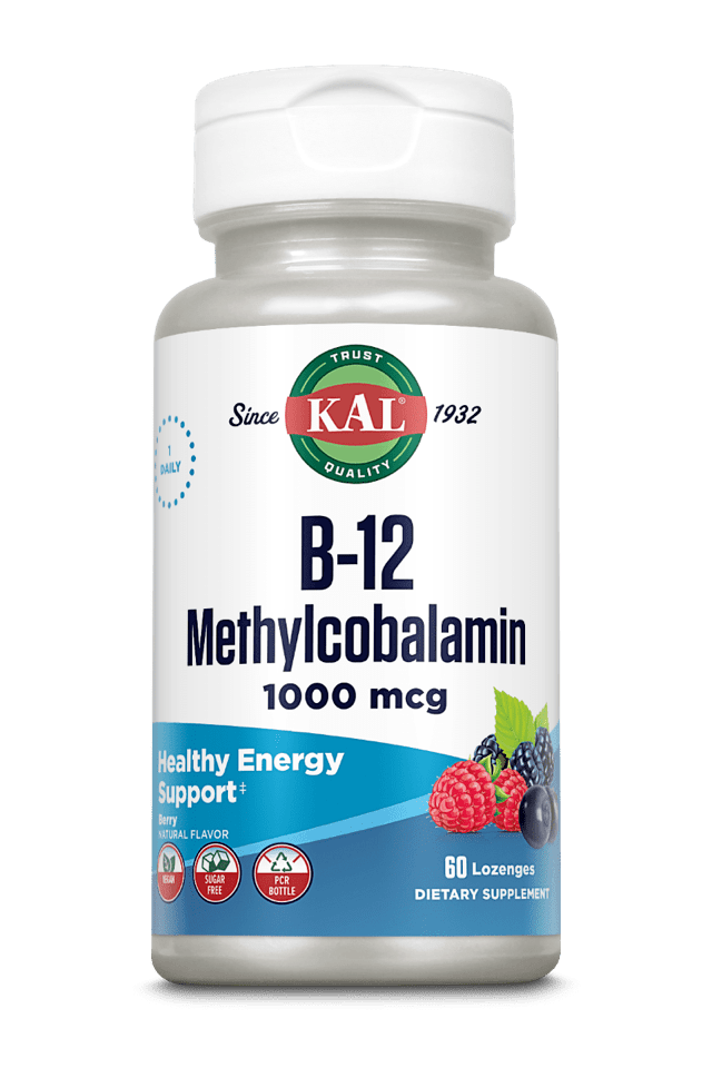 Kal - B-12 Methylcobalamin 60ct 1000mcg Lozenge