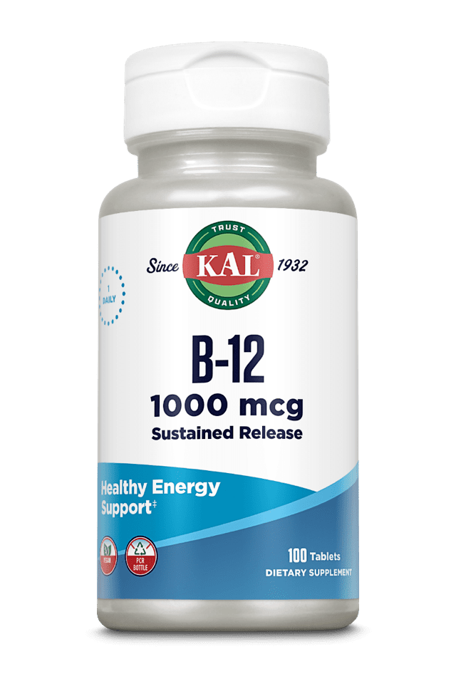 Kal - B-12 Sustained Release 100ct 1000mc Tablet