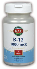 Kal - B-12 Sustained Release 50ct 1000mcg Tablet