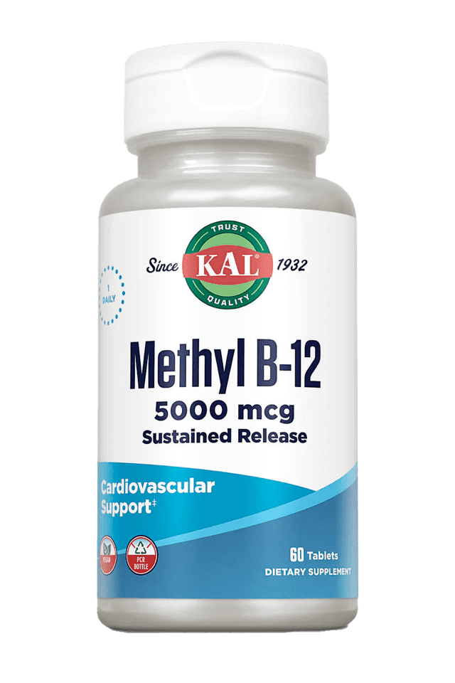Kal - Methyl B-12 Sustained Release 60ct 5000mcg Tablet