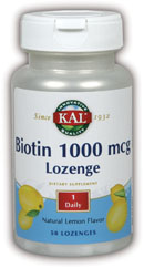 Kal - Biotin 1000 50ct 1000mcg Lozenge