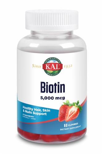 Kal - Biotin Strawberry Gummy 60 Count
