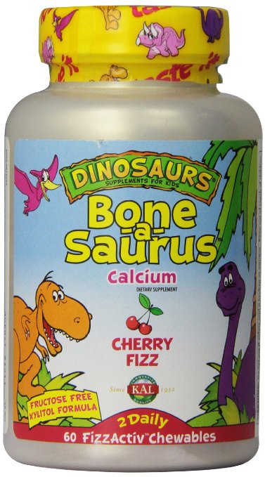 Kal - Bone-a-Saurus FizzActiv 60ct 350mg ChewableUNAVAILABLE