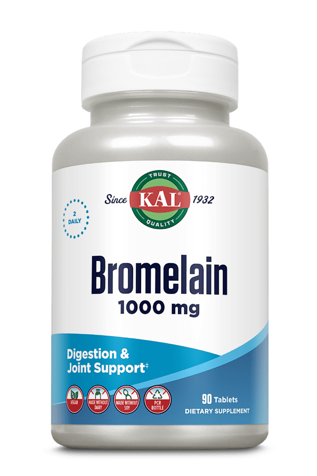 Kal - Bromelain 1000 90ct 1000mg Tablet