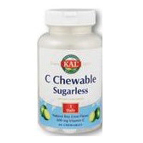 Kal - C, Sugarless Key Lime 500mg 60 Chw