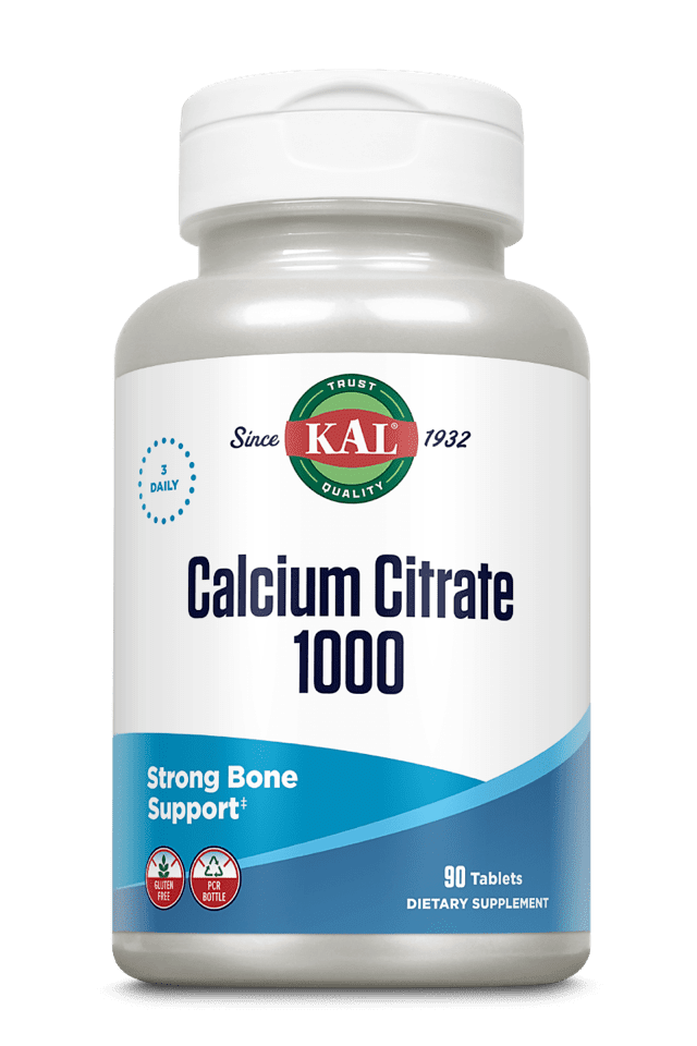Kal - Calcium Citrate 1000 90ct 1000mg Tablet