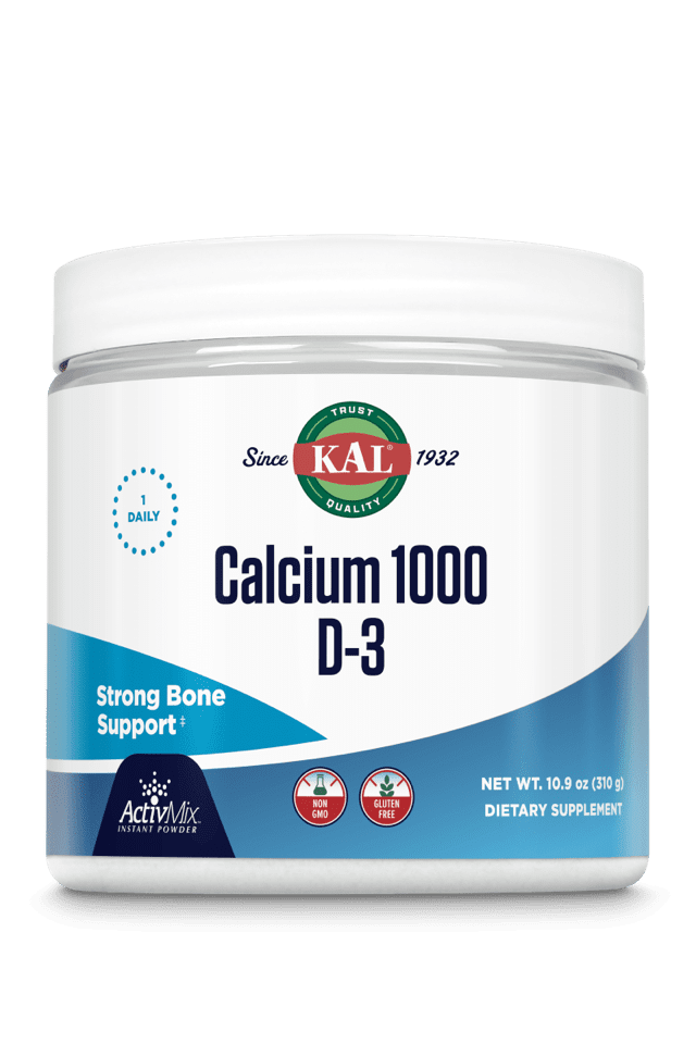 Kal - Calcium 1000 D-3 ActivMix 10.6oz 1000m Fine Powder