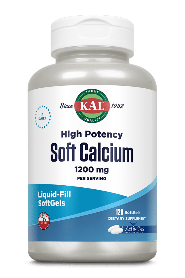 Kal - High Potency Soft Calcium ActivGels 120ct 1200mg Softgel-OUT OF STOCK