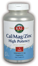 Kal - Cal/Mag/Zinc 100 250ct Tablet