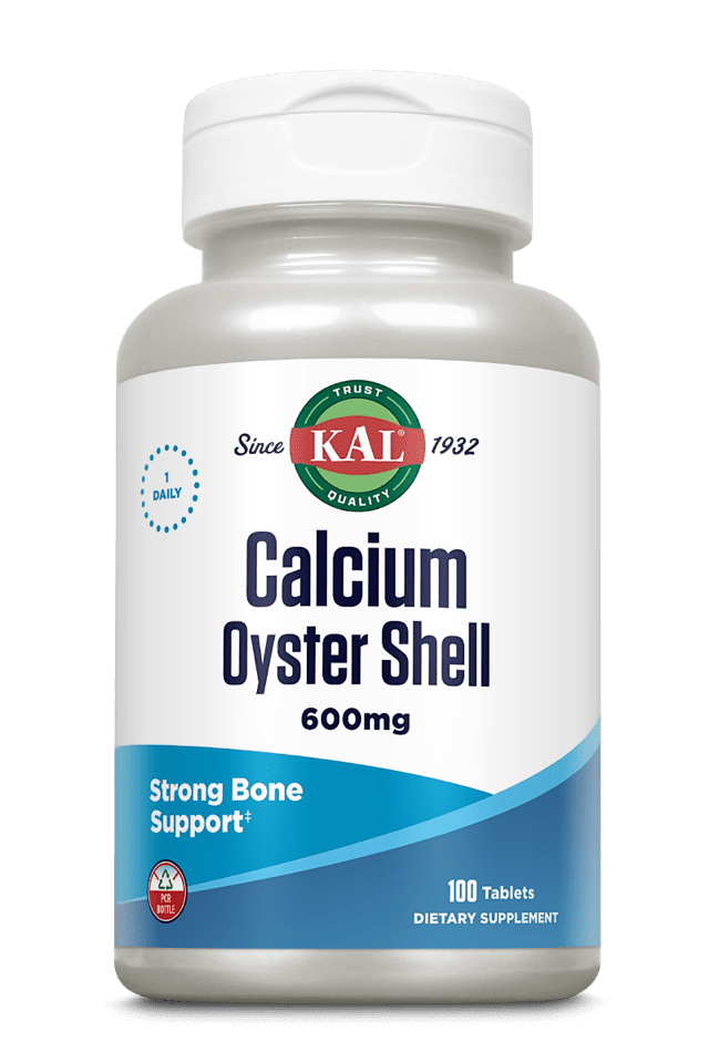 Kal - Calcium Oyster Shell 100ct 600mg Tablet