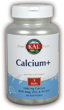 Kal - Calcium+ ActivGels 50ct 1000mg Softgel
