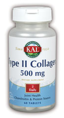 Kal - Collagen, Type II 500mg 60 Tab-TEMP OUT OF STOCK