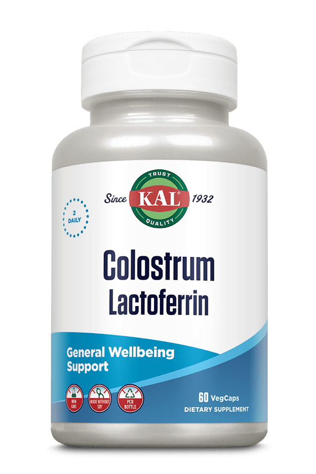 Kal - Colostrum Lactoferrin 60ct Vegetarian Capsule