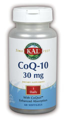 Kal - CoQ-10 60ct 30mg Softgel