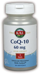Kal - CoQ10 60mg 30 Sg