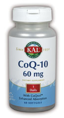 Kal - CoQ-10 60ct 60mg Softgel-UNAVAILABLE