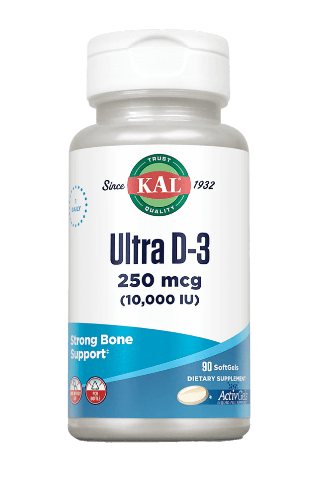 Kal - Ultra D-3 10000 IU ActivGels 90ct 10000iu Softgel