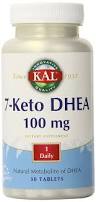 Kal - DHEA, 7-Keto 100mg 30 Tab