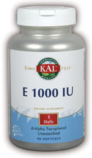 Kal - E, d-Alpha Tocopherol 1000iu 90 Sg