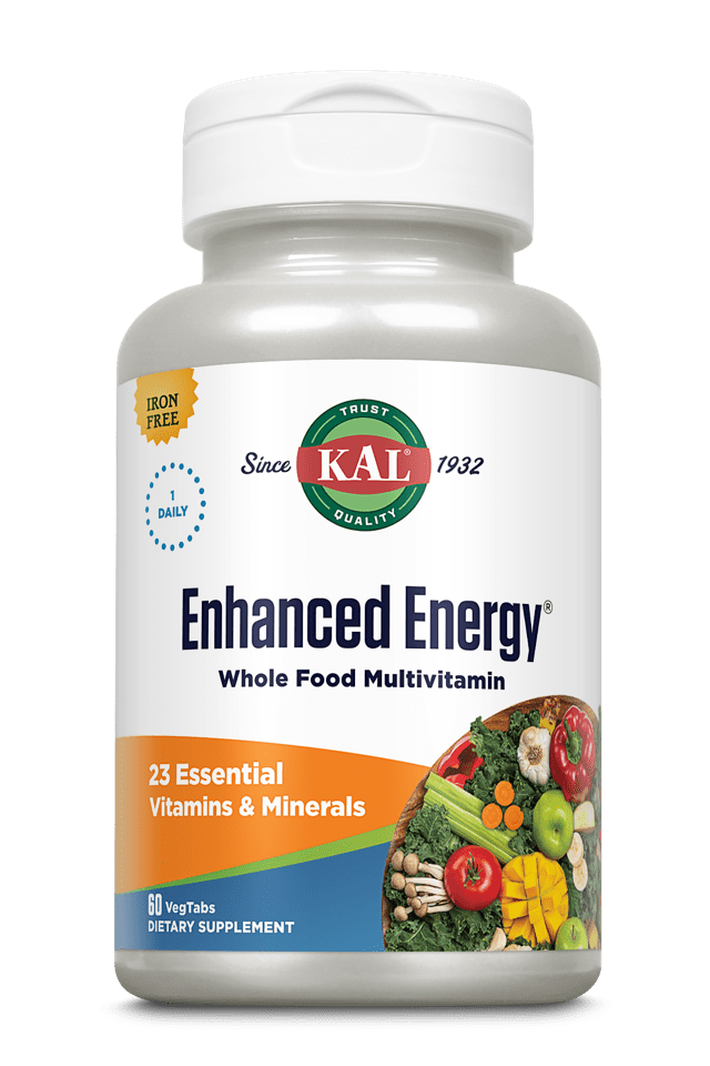 Kal - Enhanced Energy Once Daily Iron Free 60ct Tablet