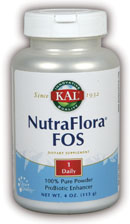 Kal - NutraFlora FOS 4oz Fine Powder