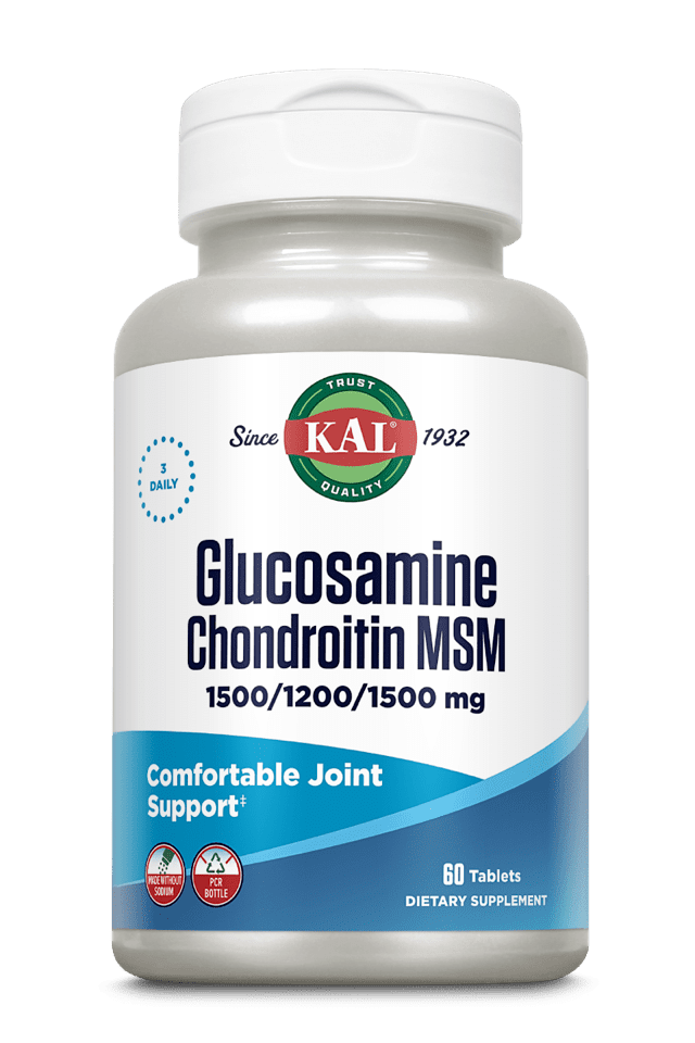 Kal - Glucosamine Chondroitin MSM 60ct Tablet
