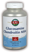 Kal - Glucosamine Chondroitin MSM 90ct Tablet