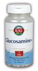 KAL - Glucosamine + 650mg 60 Tab