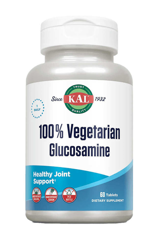 Kal - Glucosamine 100% Vegetarian  60ct 1000mg Tablet
