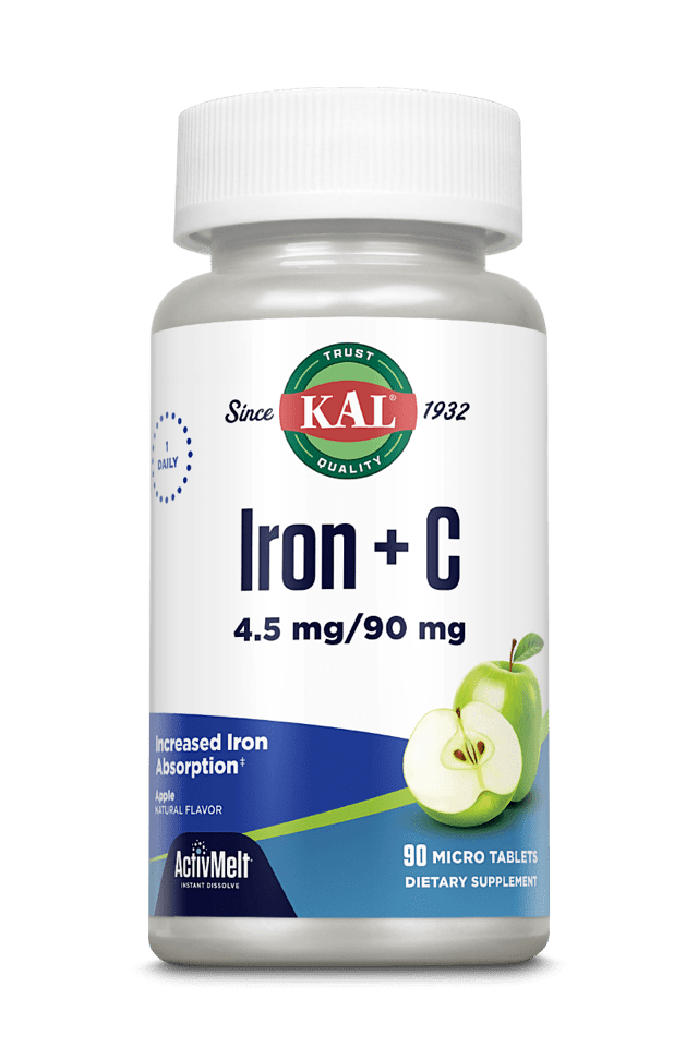 Kal - Iron + C ActivMelt¨ Instant Dissolve 90 Tablet