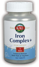 Kal - Iron Complex + SR 100ct 25mg Tablet