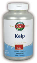 Kal - Kelp Iodine 500ct 225mcg Tablet