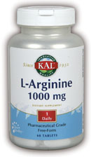 Kal - L-Arginine 60ct 1000mg Tablet