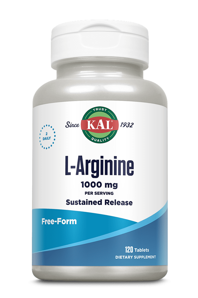 Kal - L-Arginine Sustained Release 120ct 1000mg Tablet