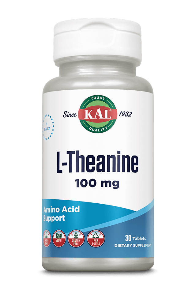 Kal - L-Theanine 30ct 100mg Tablet