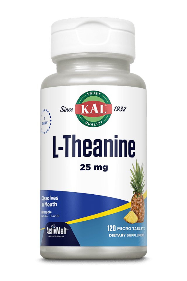 Kal - L-Theanine ActivMelt 120 ct 25 mg Lozenge