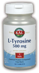 Kal - L-Tyrosine 30ct 500mg Tablet