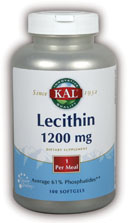 Kal - Lecithin 100ct 1200mg Softgel