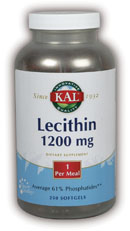 Kal - Lecithin 1200mg 250 Softgel       TEMPORARILY UNAVAILABLE