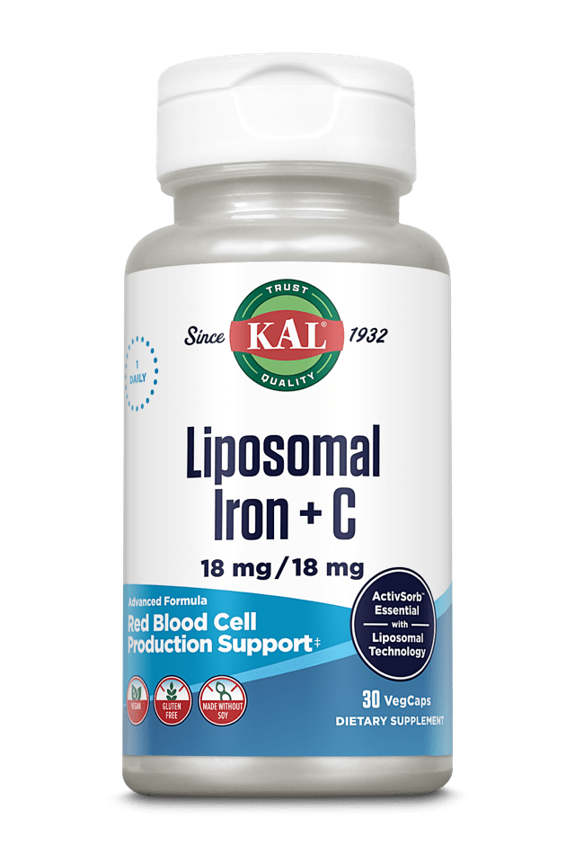 Kal - Liposomal Iron + C 30 Veg Capsule
