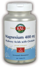 Kal - Magnesium 400 mg ActiSorb 60ct 400mg Tablet