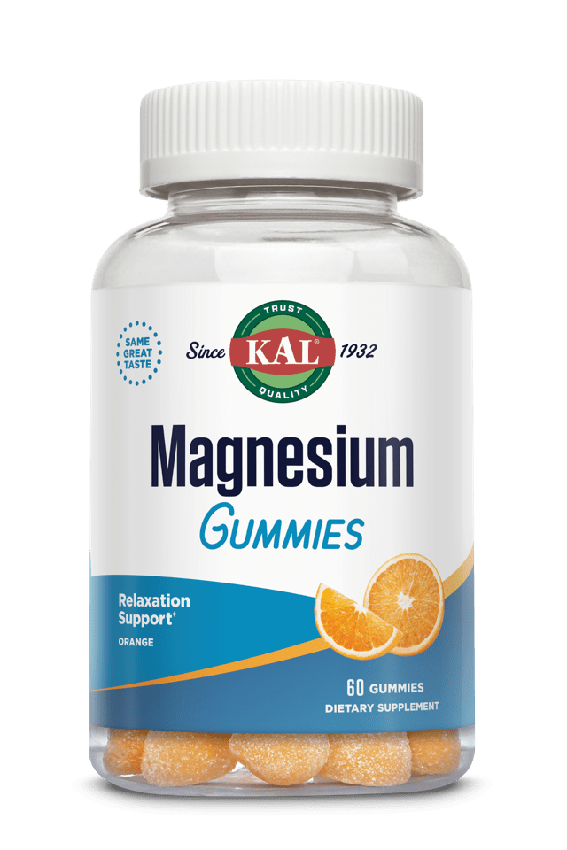 Kal - Magnesium Citrate 165mg Orange Vanilla Gummy 60 Count-OUT OF STOCK