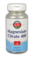 Kal - Magnesium Citrate 60ct 400mg Tablet-OUT OF STOCK