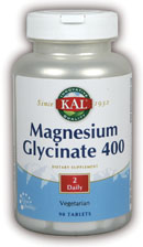 Kal - Magnesium Glycinate 400 90ct 400mg Tablet-OUT OF STOCK