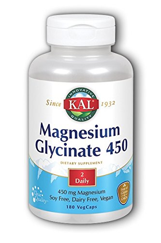 Kal - Magnesium Glycinate 450 180ct 450mg VCaps-OUT OF STOCK