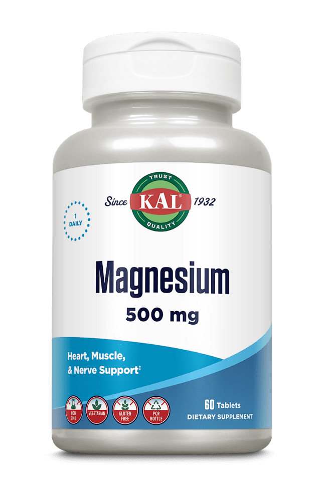 Kal - Magnesium Once Daily 60ct 500mg Tablet-OUT OF STOCK