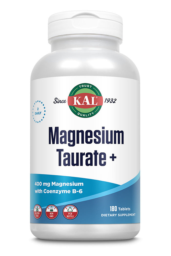 Kal - Magnesium Taurate+ 400mg 180 Tabs